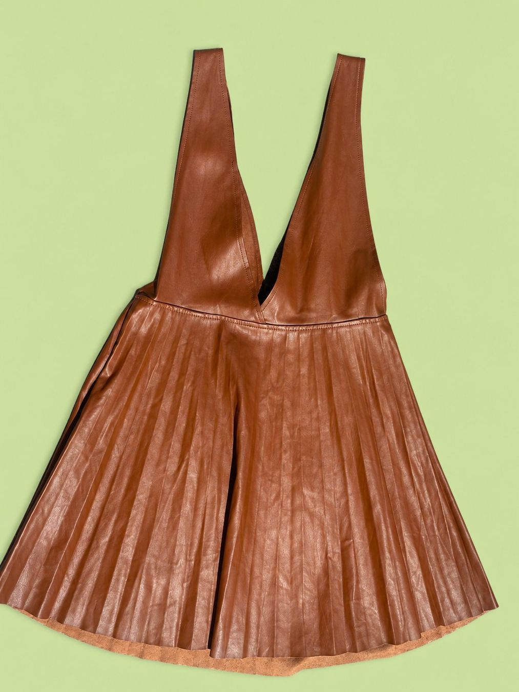 Zara Kleider: Brown Faux Leather - ZARA – Gebraucht aus Lugano von selling_nice_stuff 3