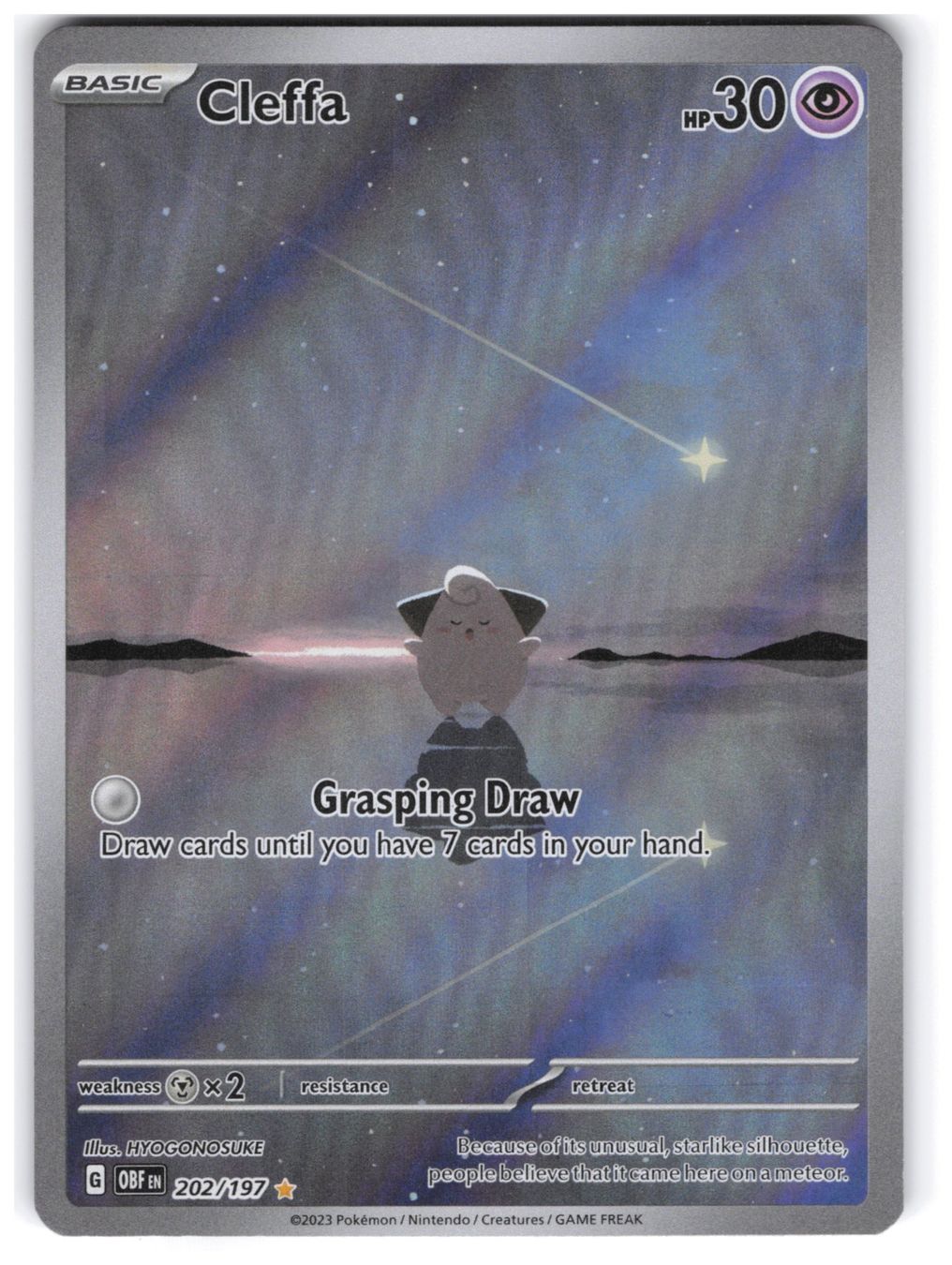 Pokémon Sammelbilder & Trading cards: Cleffa / Pii / Obsidian Flames / OBF 202 – Neu (gemäss Beschreibung) aus Arni AG von PokemonCardsStore