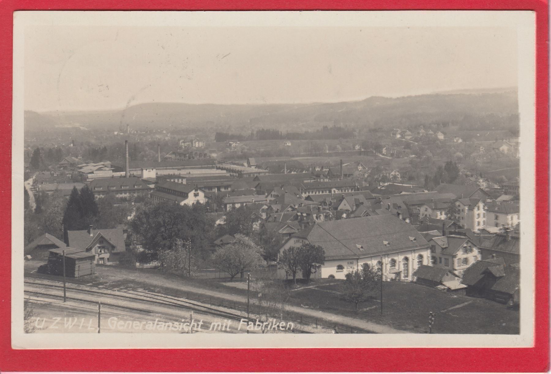 Cartoline postali: UZWIL MIT FABRIKEN – Usato da Grüningen venduto da Kartenlaube