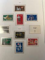 8 timbres neufs**  1955/57 selon photo