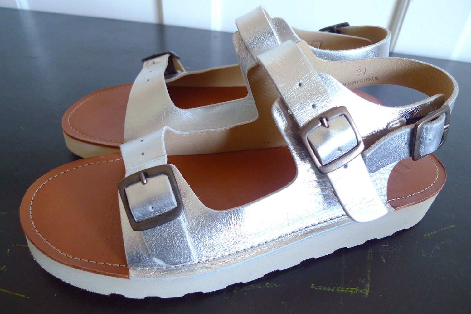 Scarpe per ragazze: Young Soles / Sandalen / NEU / Silber – Nuovo (secondo la descrizione) da Zürich venduto da Supetar 3