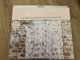 Ginger Ray Backdrop, Blush Pink,Neu für Party!