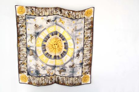 Astrologie Seidentuch, Foulard Sternzeichen Tierkreiszeichen