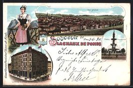 Litho La Chaux de Fonds, Grand Hotel Cen