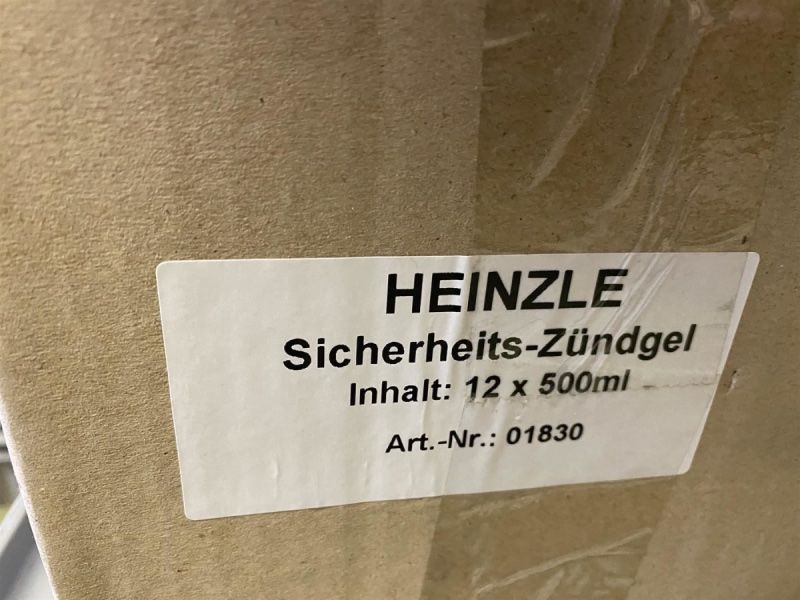 Materiale di riempimento: 12x 500ml Sicherheits-Zündgel – Nuovo e nell'imballaggio originale da Necker venduto da liq24 5