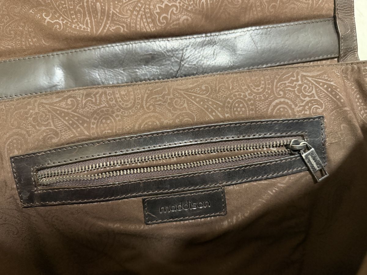 Maddison Borse: Cartable Maddison cuir brun ordinateur / business – Usato da Porrentruy venduto da Aussie25 8