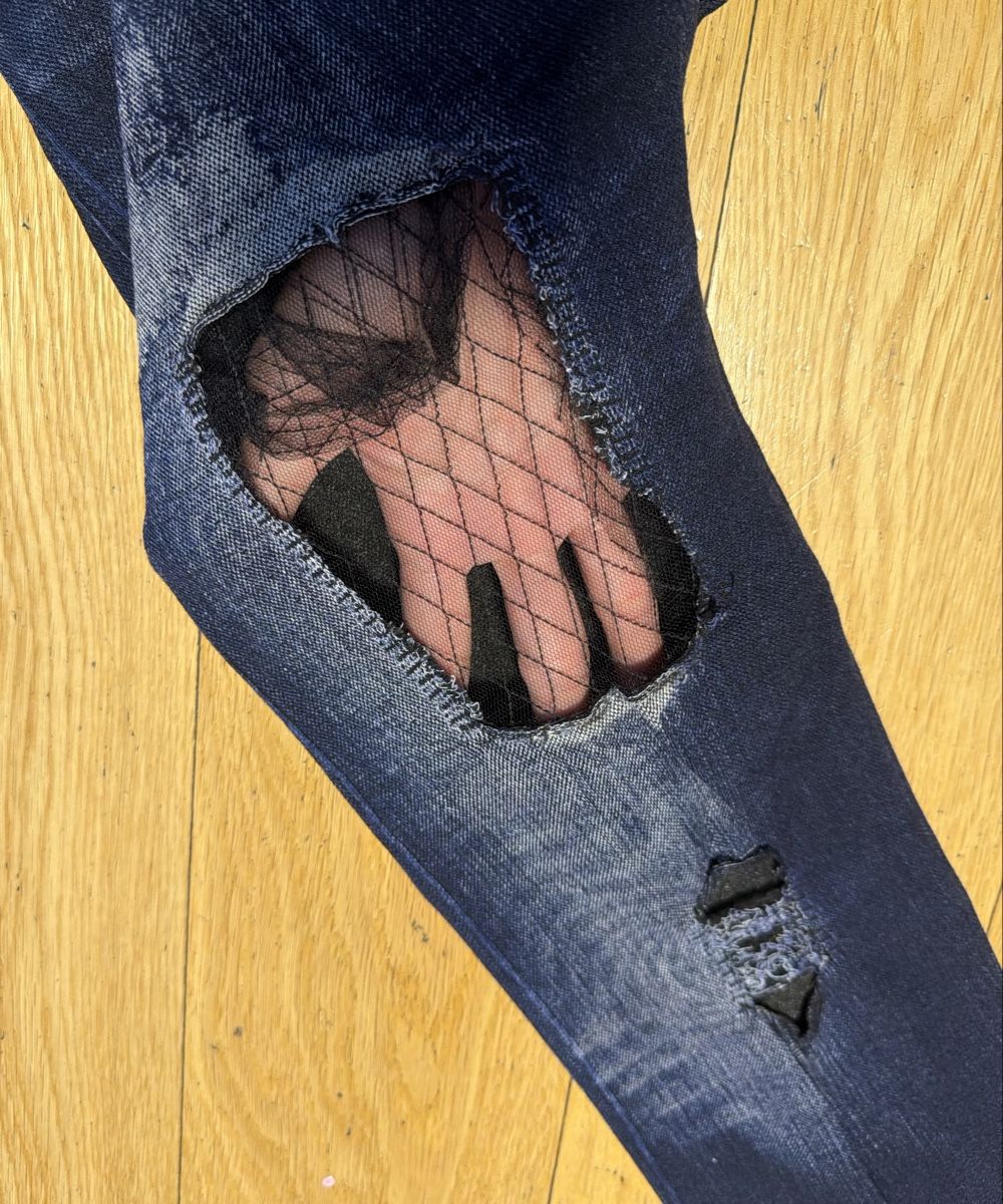 Strümpfe & Strumpfhosen: Collant effet jeans taille 36-38 – Neu (gemäss Beschreibung) aus Thonex von TropicalPlantsCorner 2