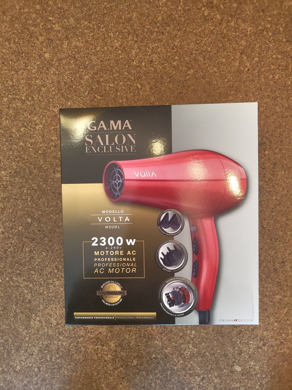 Gama Föhn: Gama Model Volta – Neu und originalverpackt aus Steckborn von Jape