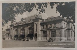 LA  CHAUX-DE-FONDS -  La GARE  -  Oldtimer  -  1931