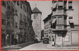 SCHAFFHAUSEN Vorstadt und Schwabenturm - Oldtimer, Auto