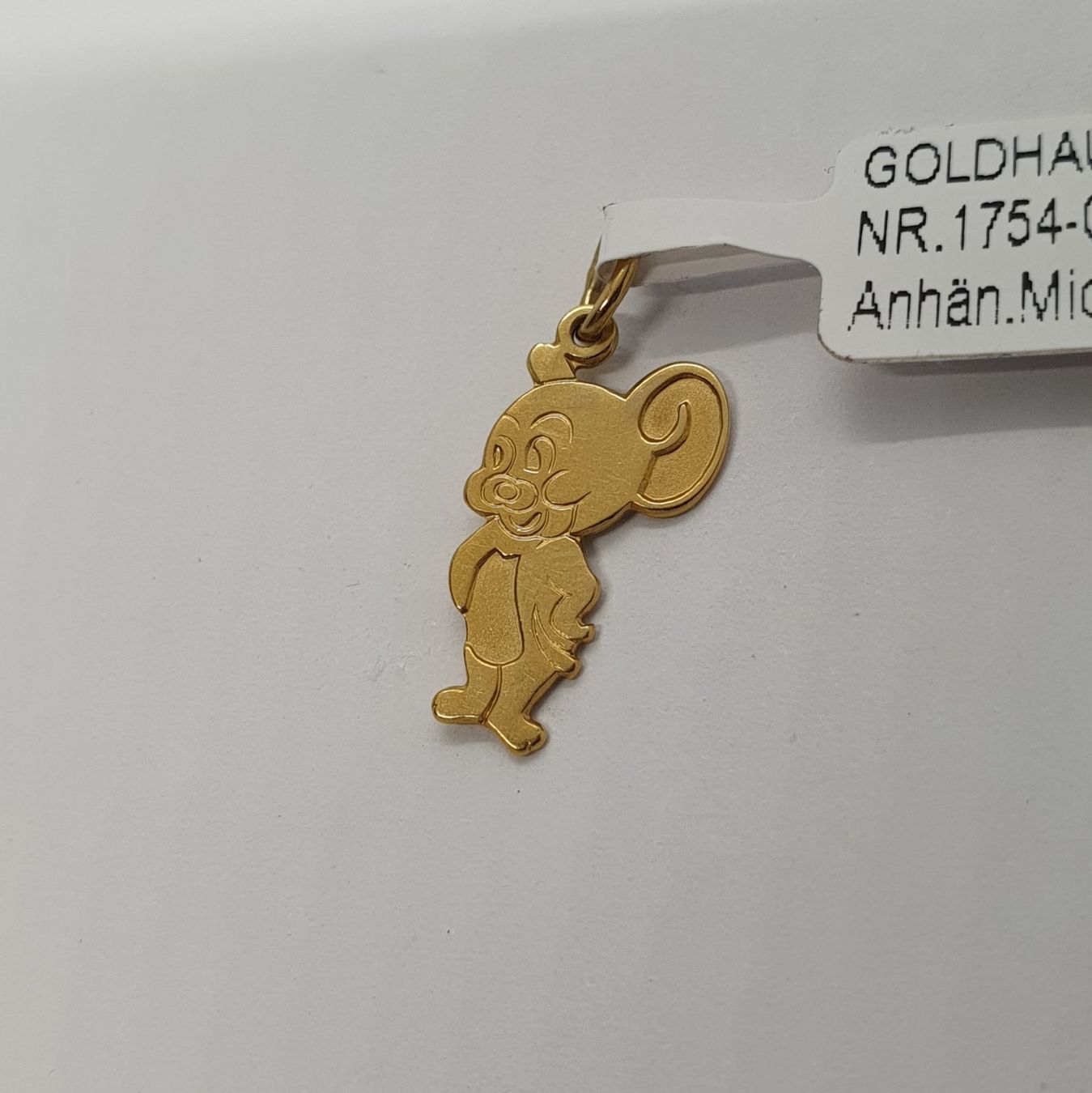 Anhänger: Echt 18K Gold - Jerry/Maus Anhänger – Gebraucht aus Luzern von Goldhaus-Luzern 1