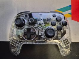 Nintendo Switch Pro Controller transparent Gehäuse Ink Lade.