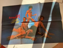 Boney M. Love For Sale Schallplatte + Poster, Rarität!