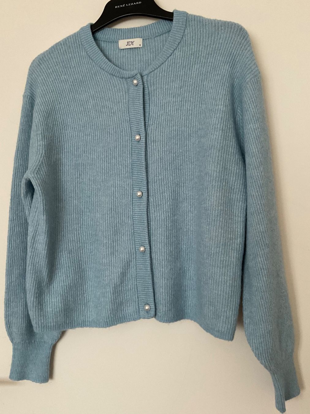 Giacche: JACQUELINE DE YONG Strickjacke Gr M hellblau – Nuovo (secondo la descrizione) da Urdorf venduto da alda02 1