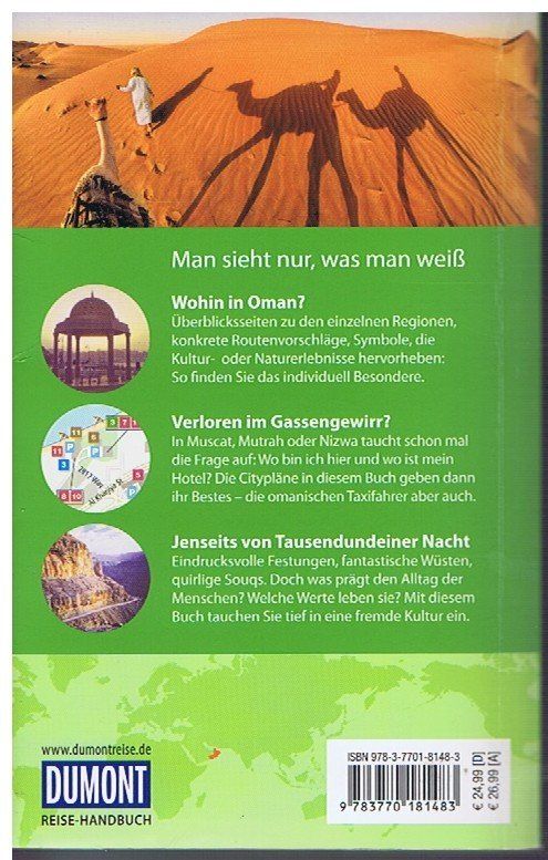 Libri: OMAN Reise Handbuch (Dumont Verlag) – Usato da Unterengstringen venduto da Lastchance 1