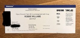 Robbie Williams Konzert Ticket Hallenstadion Zürich 10.09.26