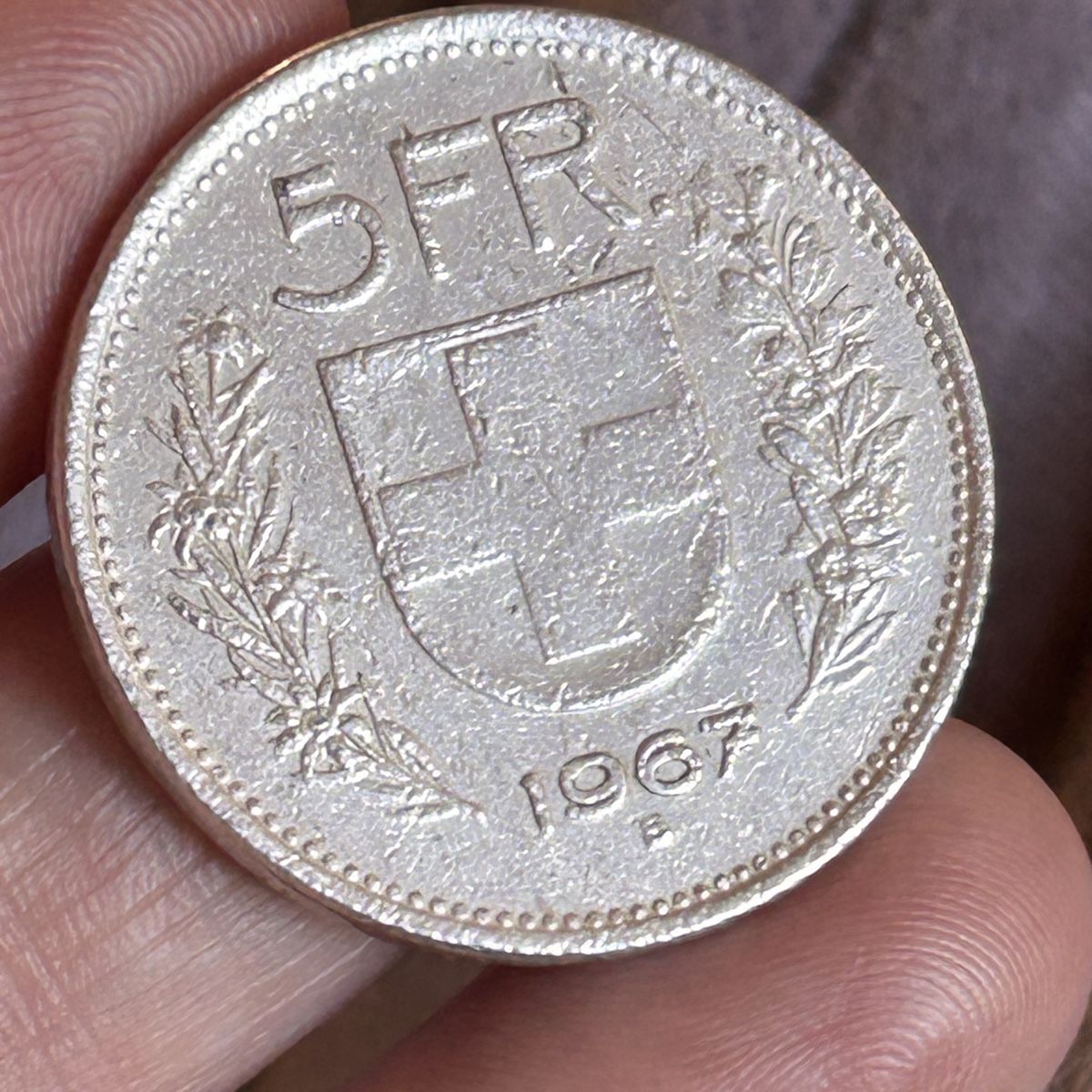 Alle Münzen: 5 Franken 1967 ( Silber) – Gebraucht aus Laufen von Bellavitaboom 4