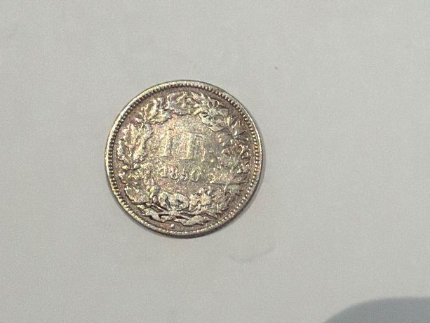 Alle Münzen: (2920) 1Franken 1850 Original – Gebraucht aus Rüthi (Rheintal) von erdnuessli1