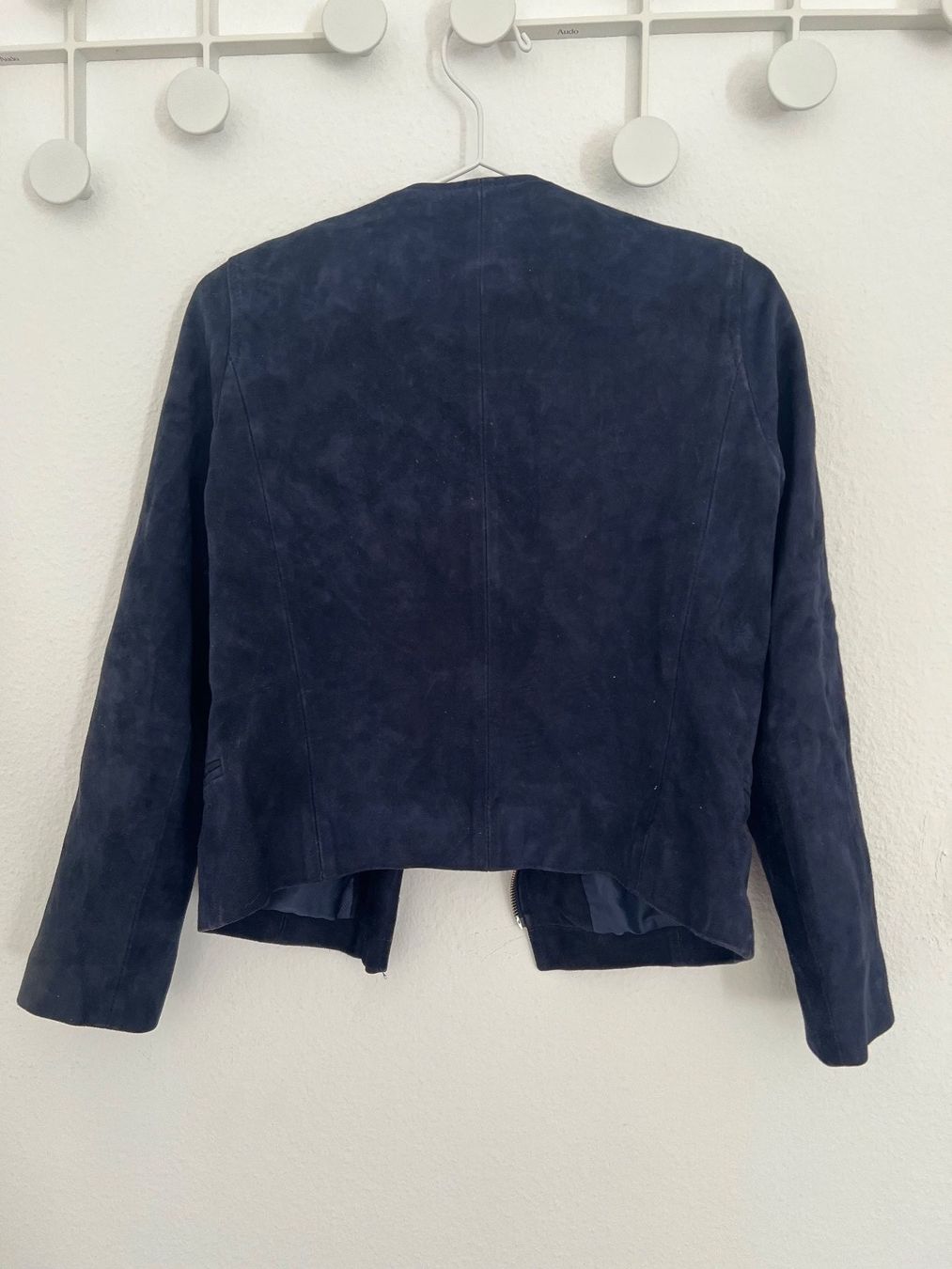 Sandro Giacche: Sandro, Dunkelblaue Lederjacke, Grösse 1 – Usato da Zürich venduto da lisitsyna 1