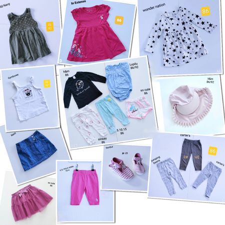 Kleiderpaket Mädchen Gr. 86/92,  Sommerset