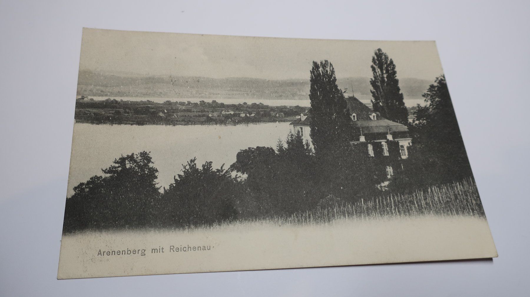 Cartoline postali: Arenenberg mit Reichenau  1907 – Usato da Cormoret venduto da Pascalll2001 1