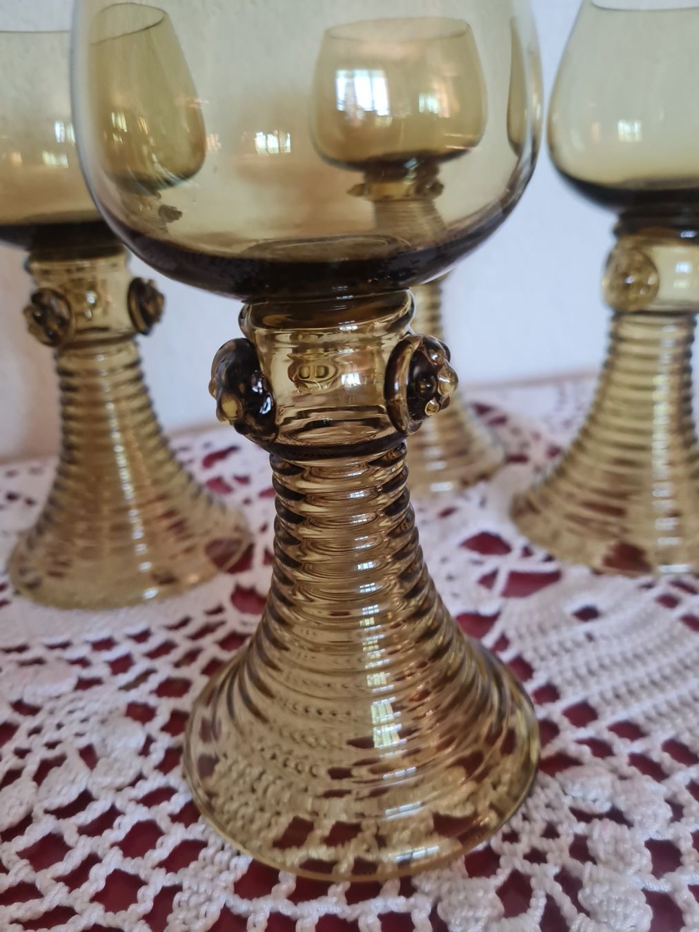 Bicchieri: Vintage Waldglas Weinglässer – Usato da Münsingen venduto da Cuci31 1