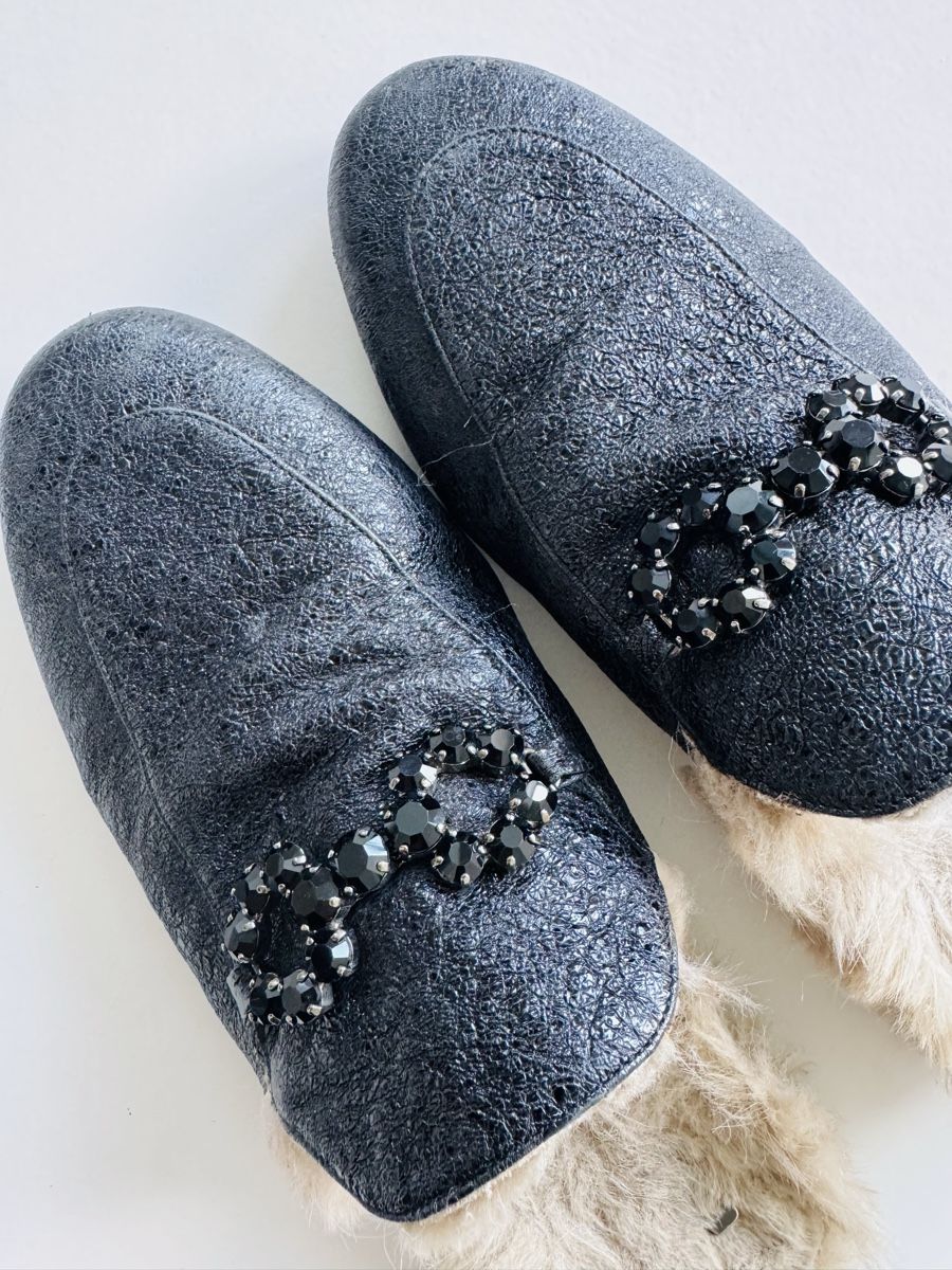 Globus Damenschuhe: Shoes with fur – Gebraucht aus Zürich von agi_j875 1