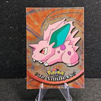 Pokemon Topps Holo Foil Blue 1. Edition/Print DE Nidoran