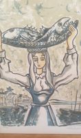 Lithographie limitierte Auflage 142/200 von Miha Males