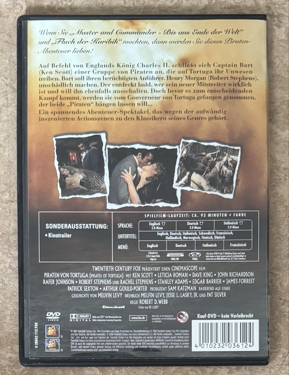 Alle DVDs: PIRATEN VON TORTUGA – Neu (gemäss Beschreibung) aus Dietikon von AndreaSch01 1
