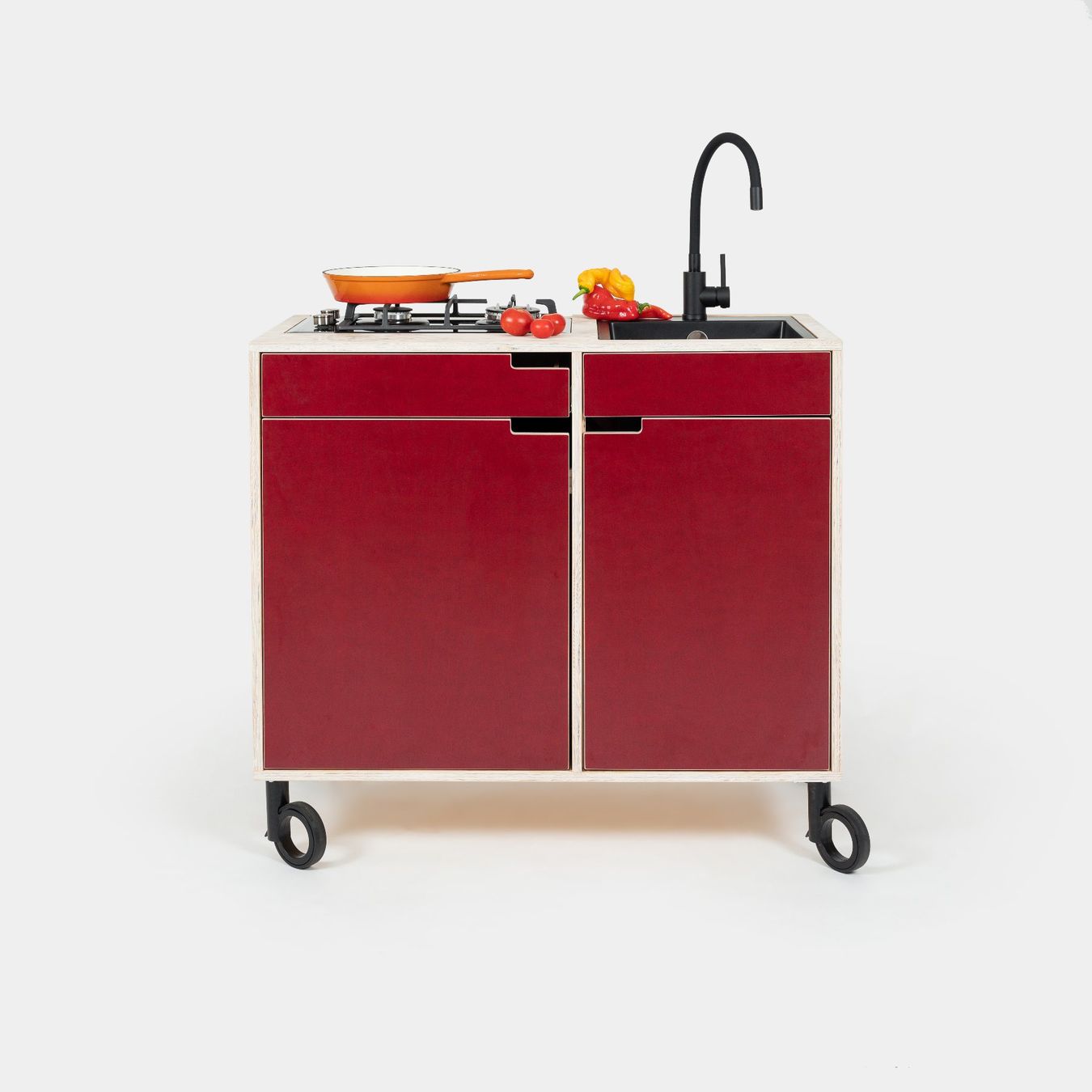 Cucine complete: TinyKüche Nomad – Nuovo (secondo la descrizione) da Basel venduto da WoodAndLuxuryGmbH