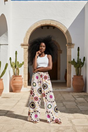 Pantalon LPB Dalida Multi Color - neuf - M