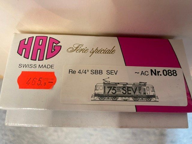 SBB/CFF/FFS Modellini di ferrovie: Hag 088 Lok Re 4/4" SEV SBB – Usato da Rüegsauschachen venduto da baum3415 6