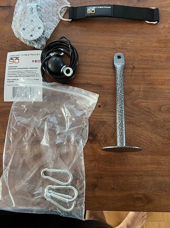 Hometrainer: Angles 90 Cabley Pulley Set Kabelzug neu – Nuovo e nell'imballaggio originale da Arlesheim venduto da FS_79 3