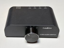 Nedis 4-Way Audio Switch – 4-fach Cinch-Audio-Umschalter