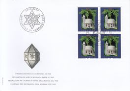 SBK 1072 im 4er-Block FDC
