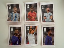 6 verschiedene Coca Cola Panini FIFA WM 2026 Sticker