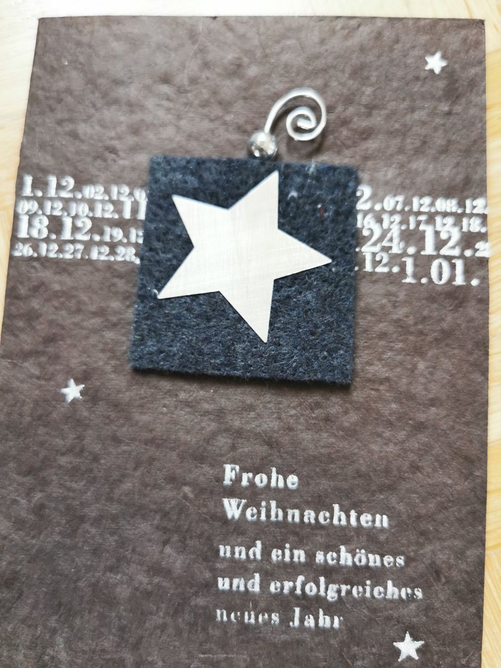 Cartoline: 2 Weihnachtskarten handmade (neu) – Nuovo (secondo la descrizione) da Stäfa venduto da flamingo_17 1