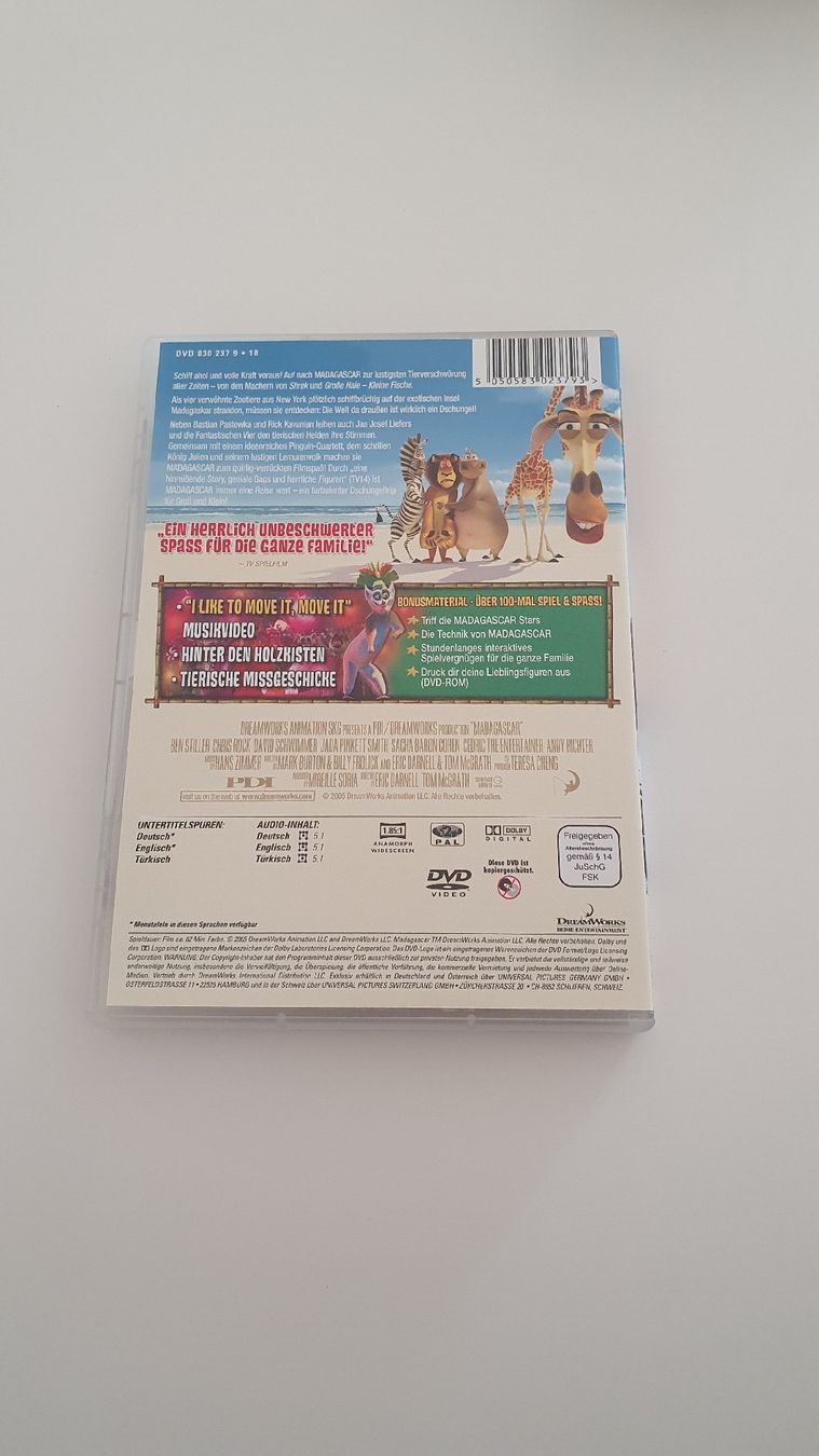 Alle DVDs: Madagascar – Gebraucht aus Rupperswil von lenzburg02 1