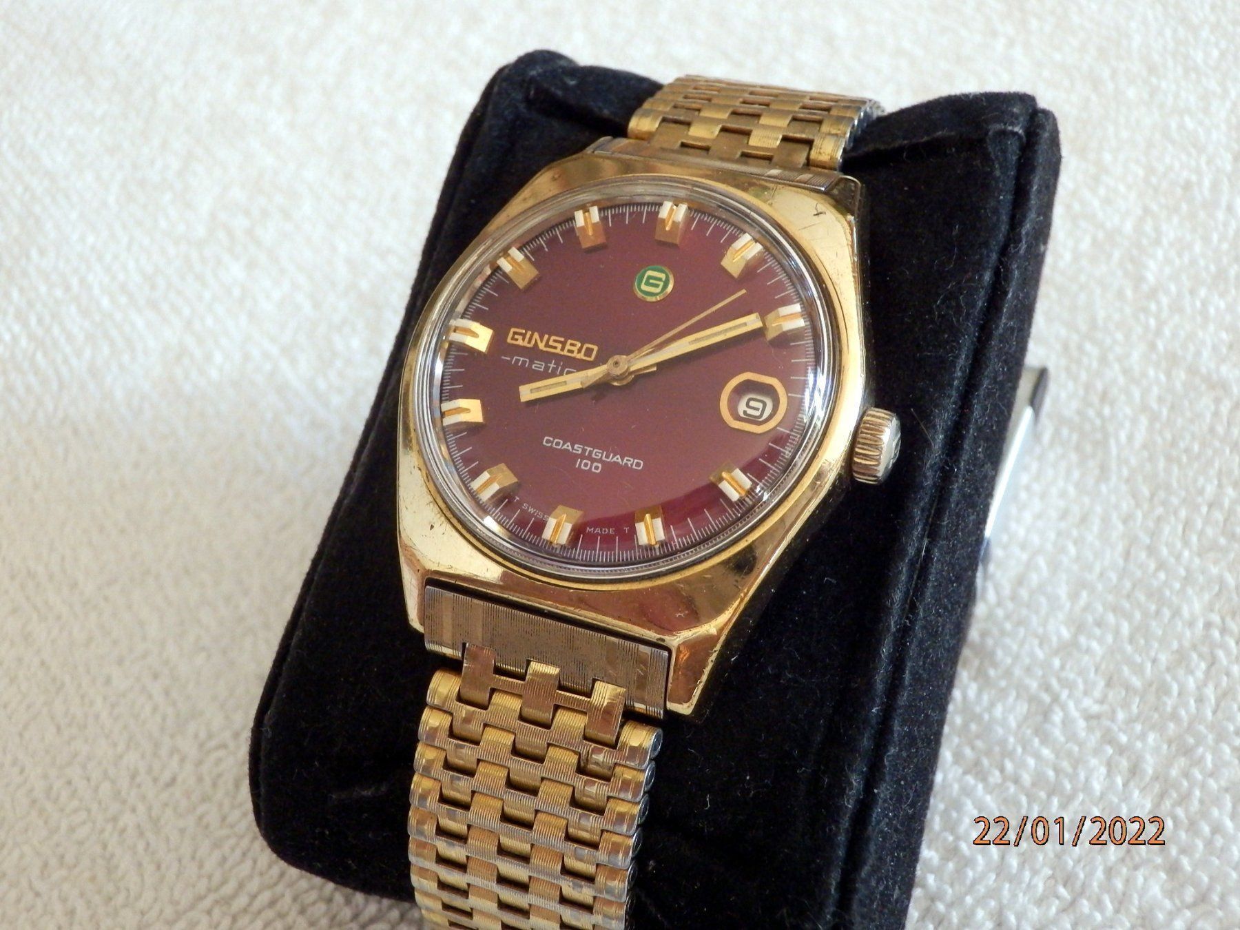 Ginsbo Watch Co Orologi: Ginsbo, Automatic, Coastguard 100, 35mm – Usato da Ueberstorf venduto da dinbau 1
