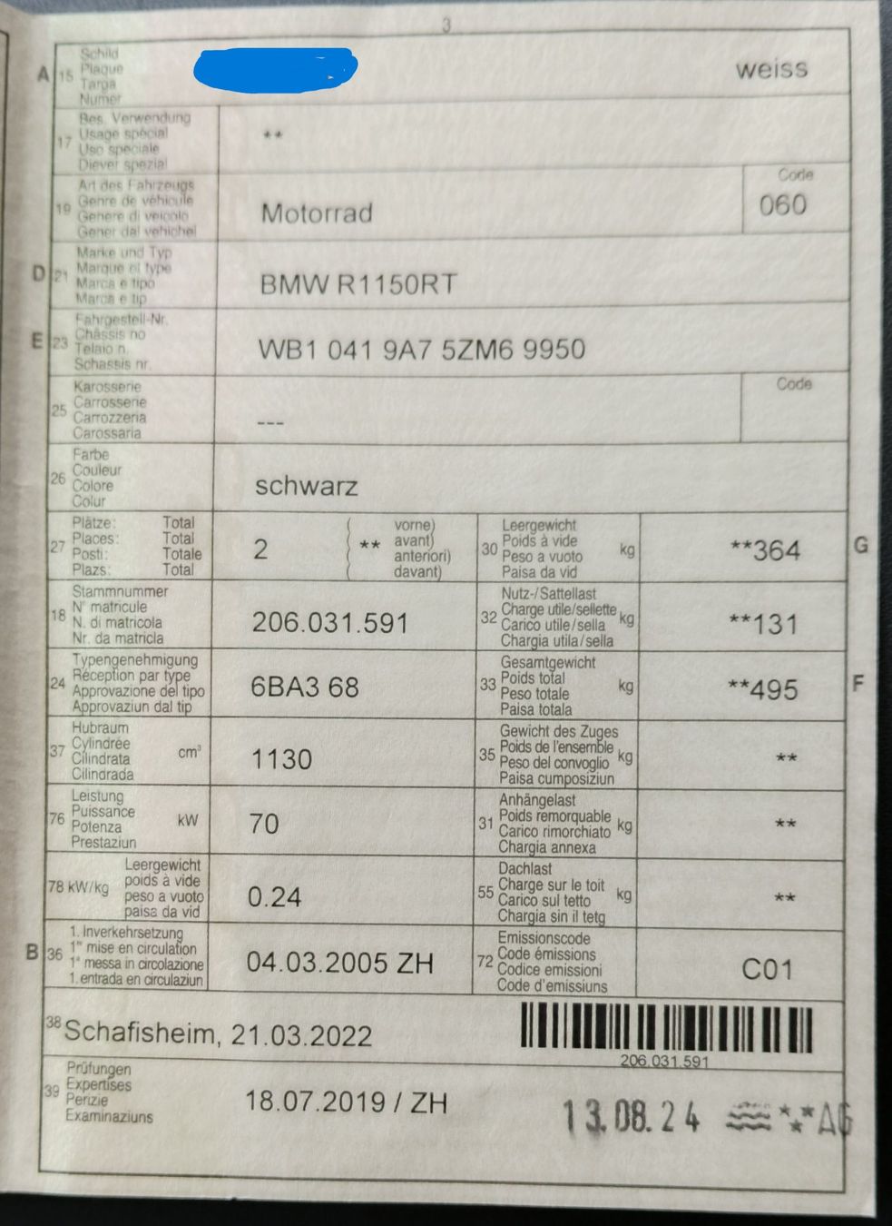 BMW Touring: BMW Motorrad – Usato da Seengen venduto da 5617Tennwil 4