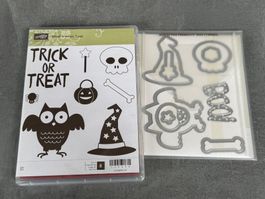 Stampin up Stempel+Stanzschablone Halloween nie benutzt
