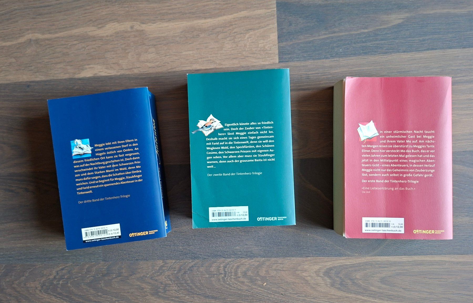 Libri: Trilogie Tintenherz Tintenblut Tintentod – Usato da Küssnacht am Rigi venduto da AutoVilla 1