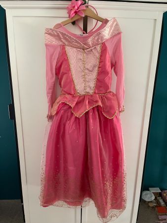 Déguisement princesse rose taille 130