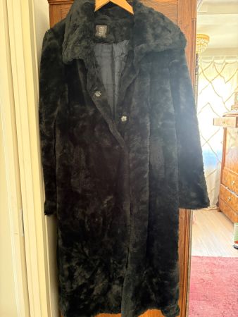 NILE Teddymantel, petrol XS