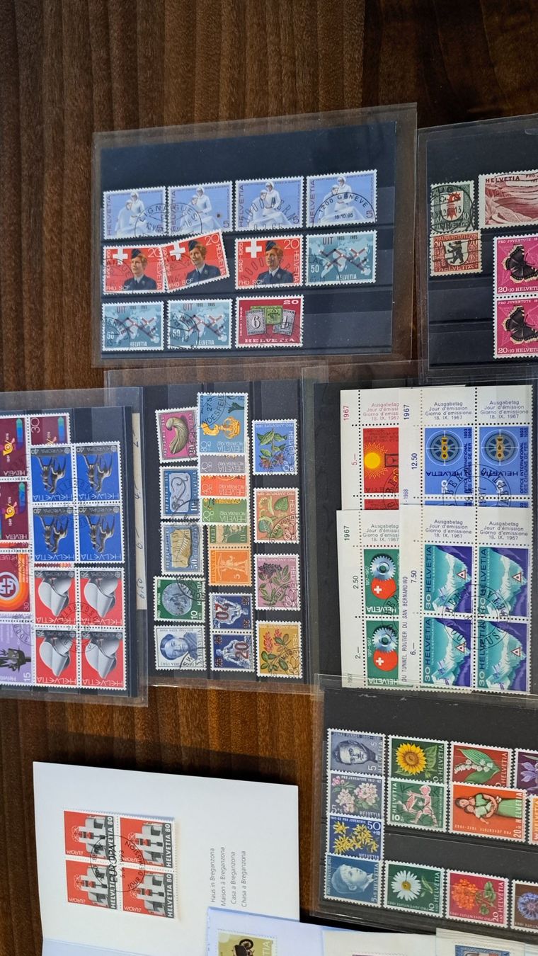 Alle Briefmarken: Briefmarkensammlung Schweiz gebraucht – Gebraucht aus Langendorf von thesi246 5
