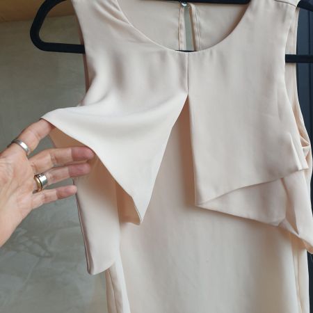 🐸 RAFFINIERTE ZARA BLUSE / TOP CRÈME XS