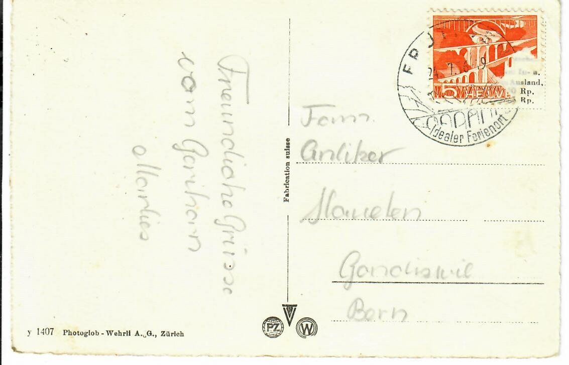 Cartes postales: Frutigen – D'occasion à Hochdorf par Ziegel-16 1