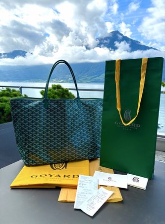 Goyard Saint Louis GM Tote Bag Green