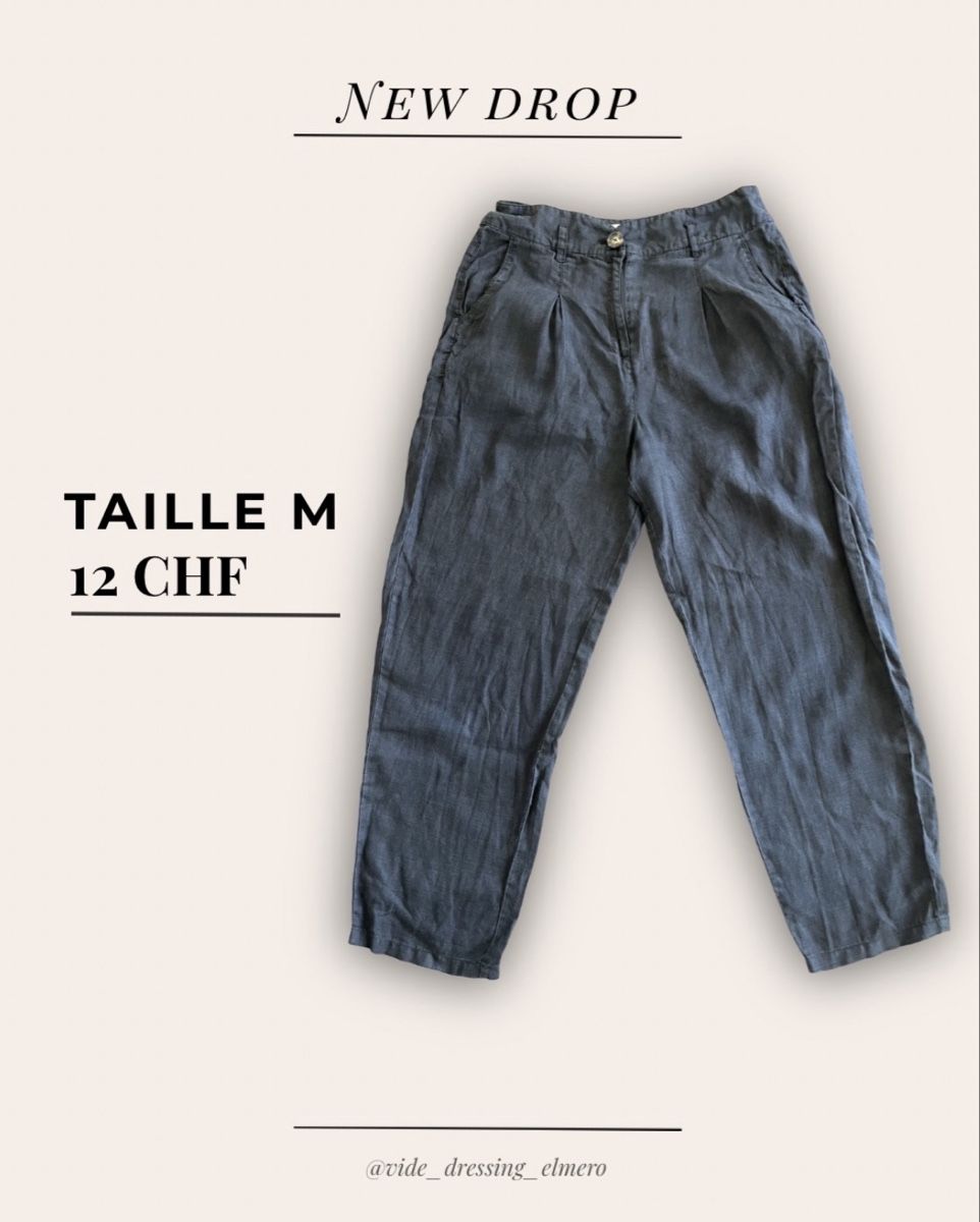 Pantaloni: Pantalon bleu taille M – Nuovo (secondo la descrizione) da Massonnens venduto da Rebelle88